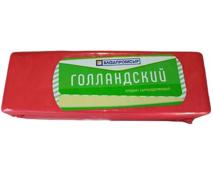 Сыр Голландский СП 40% (БРУС) 1кг ВПС