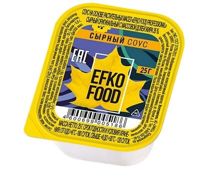 Соус порционный Сырный EFKO FOOD 25г 1шт*125
