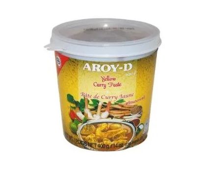 Паста Карри Желтая AROY-D, Тайланд, 400г*24, пластик