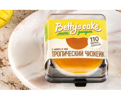 Чизкейк Тропический 100г 1шт х 45 Bettys Cake, изображение 2